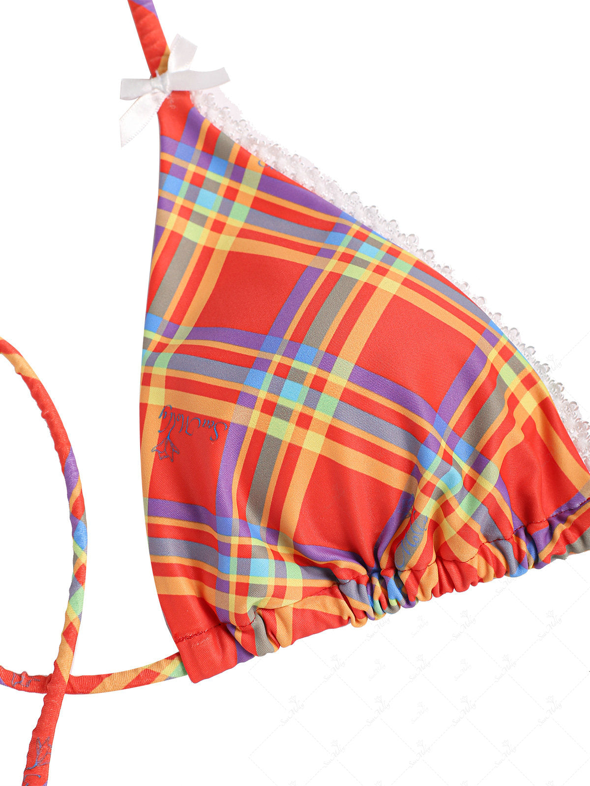 Seamolly Gingham Halter Bikini voor dames