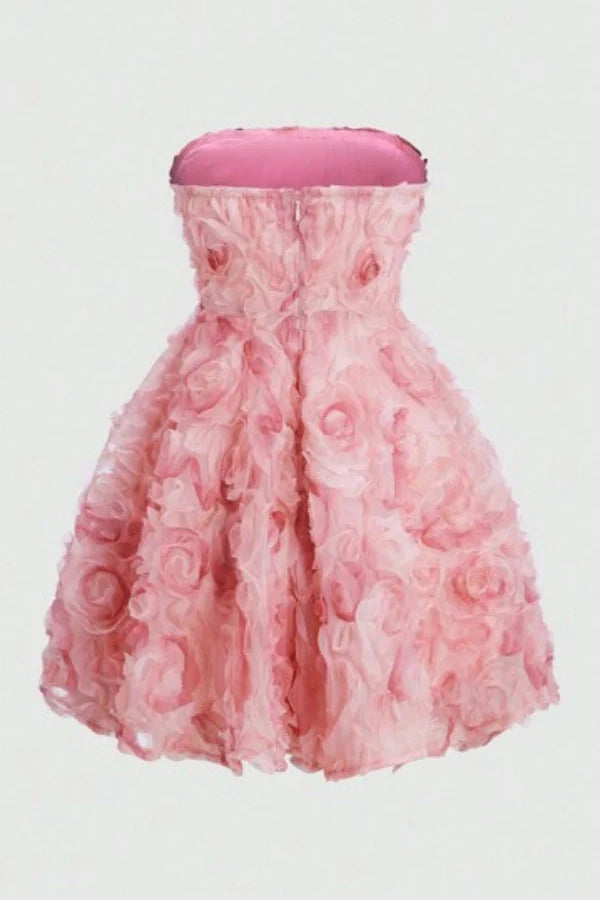 Elegante Agatha Dames Mini Jurk