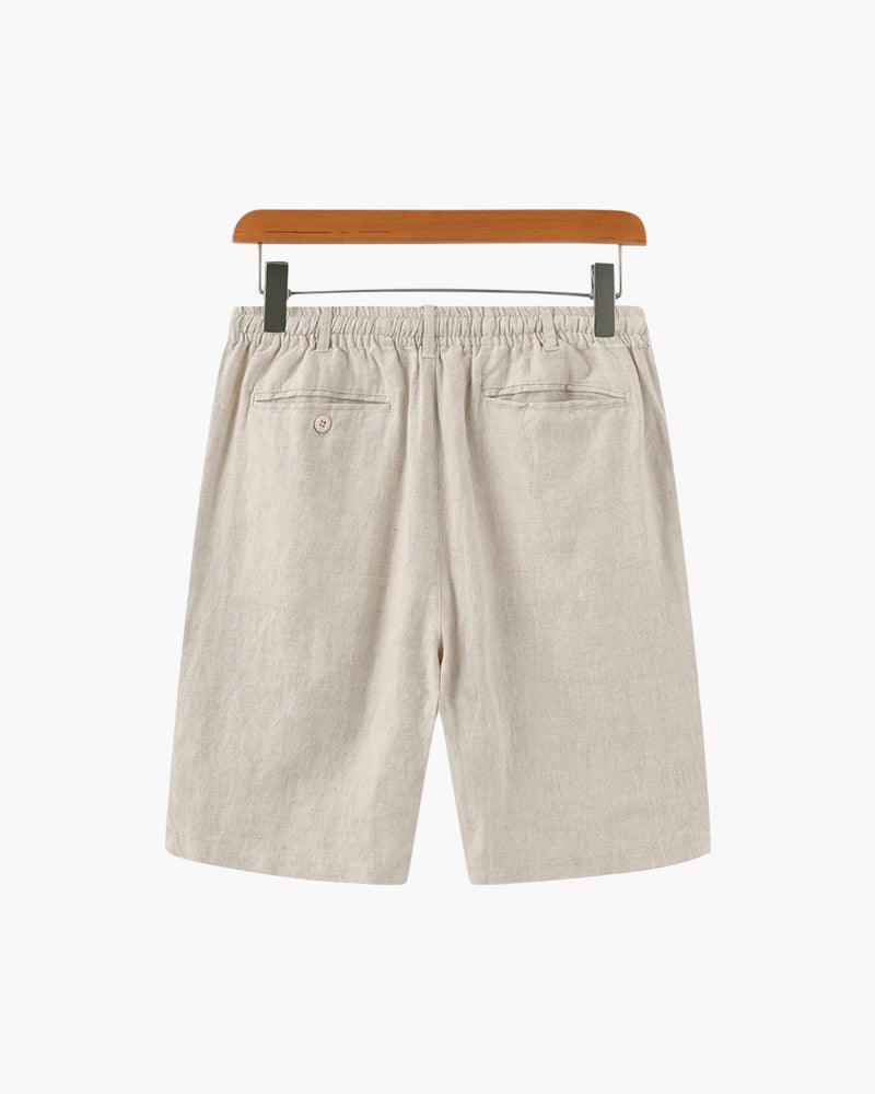 Lichtgewicht en Ademend Linnen Shorts voor Heren