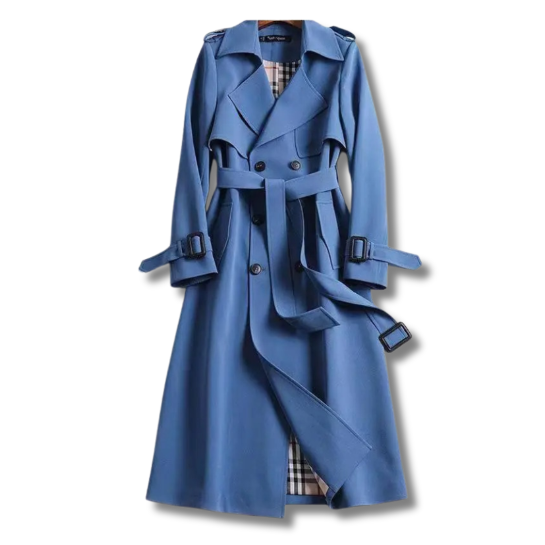 Chique Lange Trenchcoat – Voor Elk Seizoen