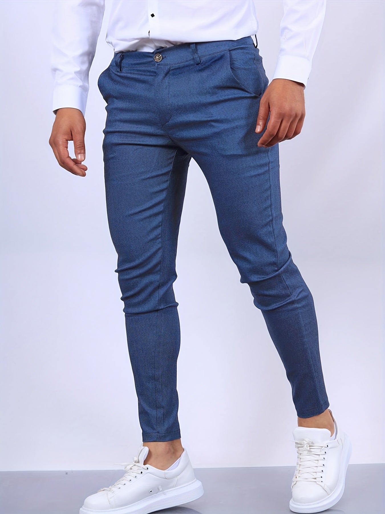 Elegante Heren Slim Fit Broek