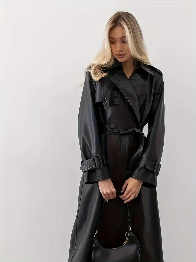 Celine Leren Winterjas voor Dames