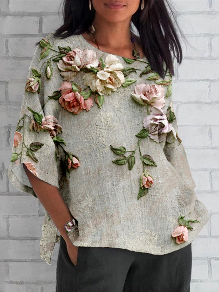 Top met Bloemenprint voor Dames