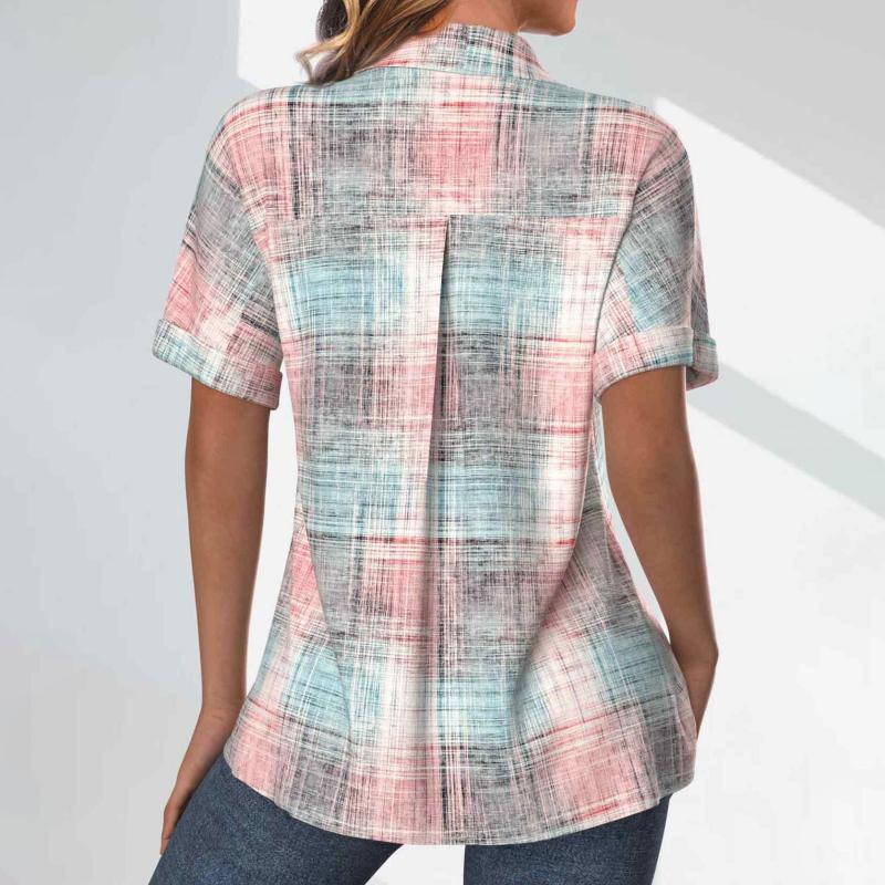 Casual Blouse met Kleurverloop voor Dames