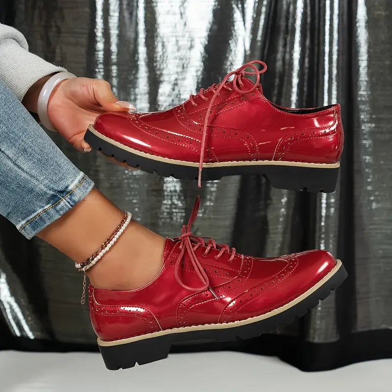 Glimmende Leren Schoenen – Perfect voor Formele Gelegenheden
