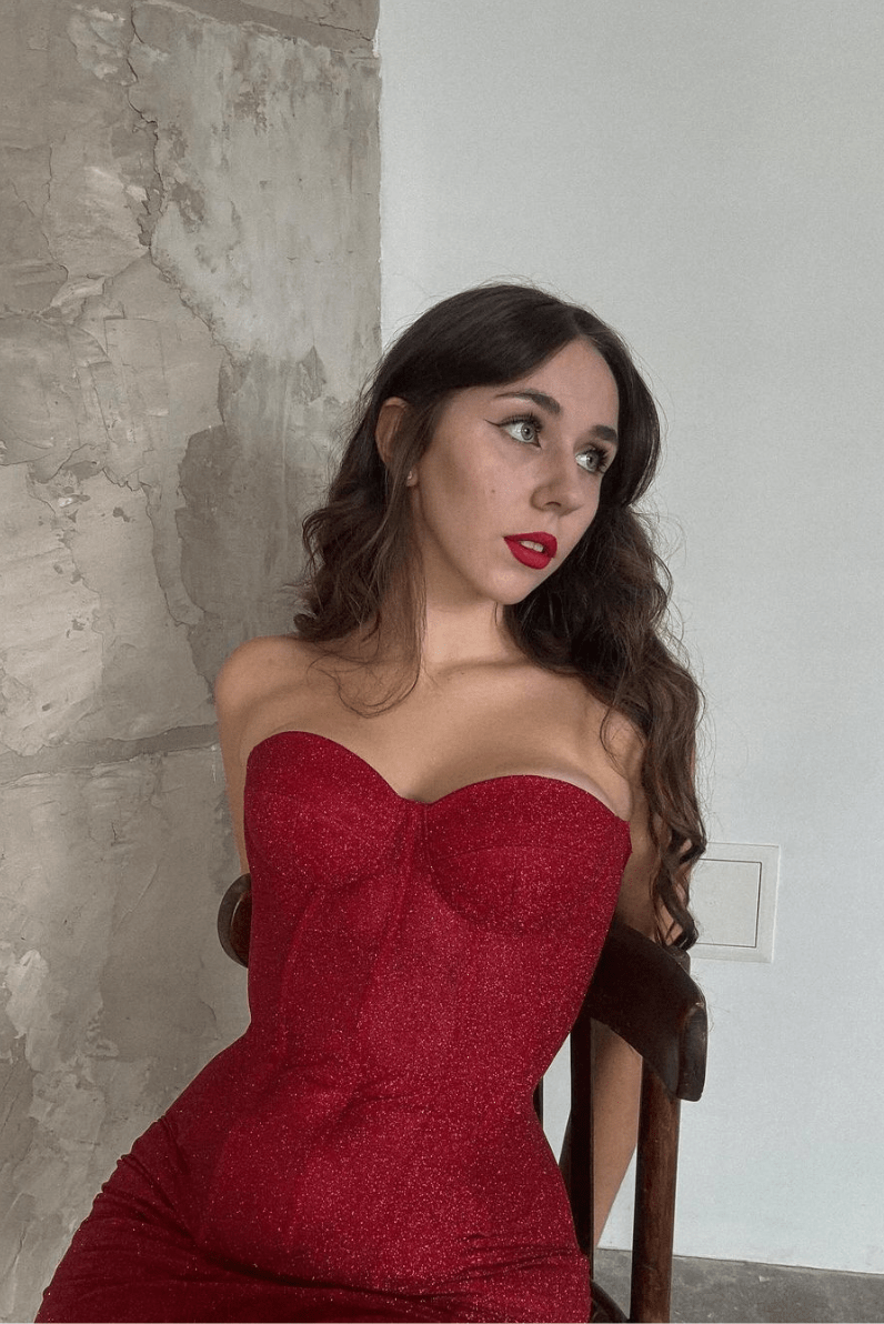 Mini Corset Jurk Zonder Schouderbanden