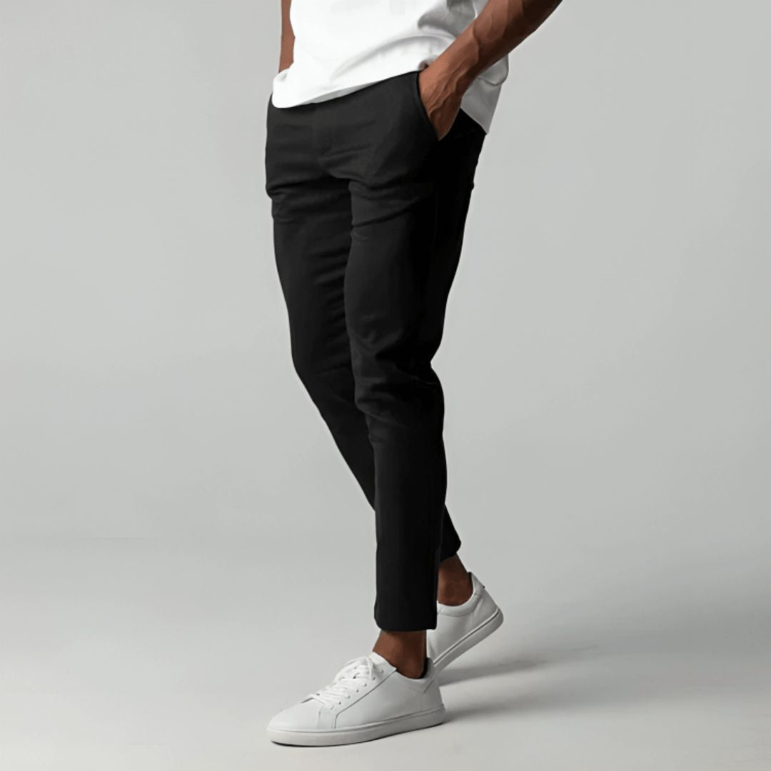 Slim Fit Stretch Chino met Comfortabele Pasvorm broeken voor heren