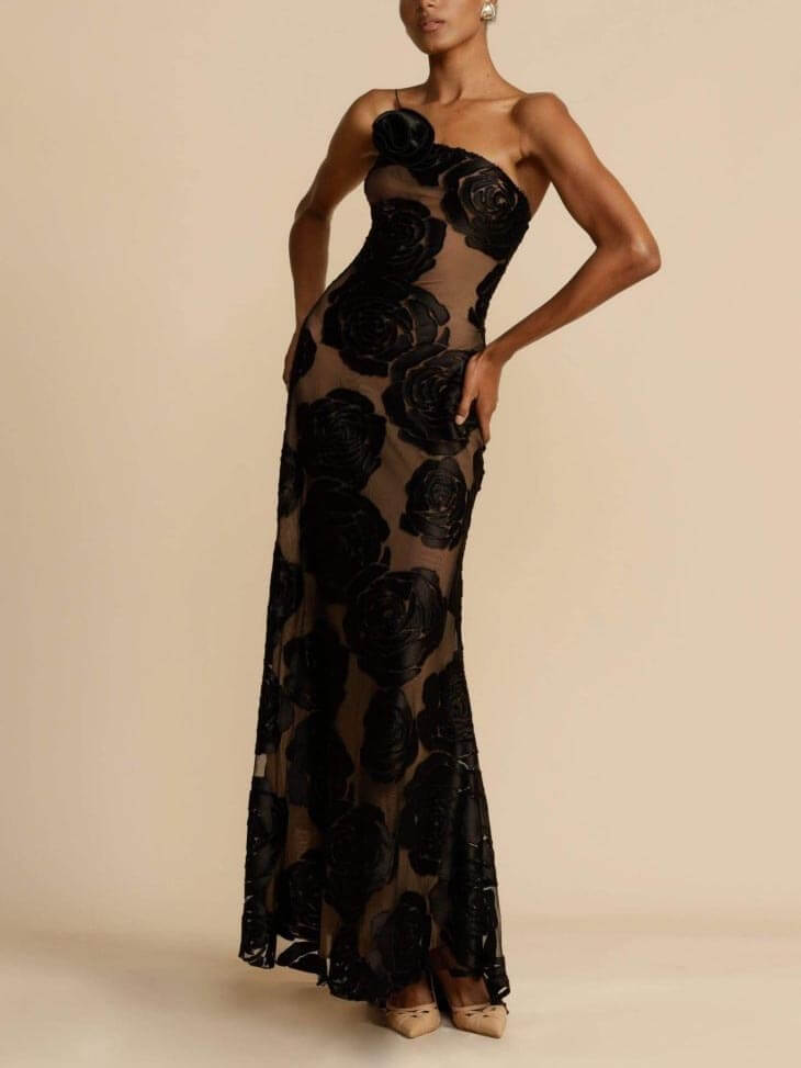 Elegante Bloemen Maxi Jurk