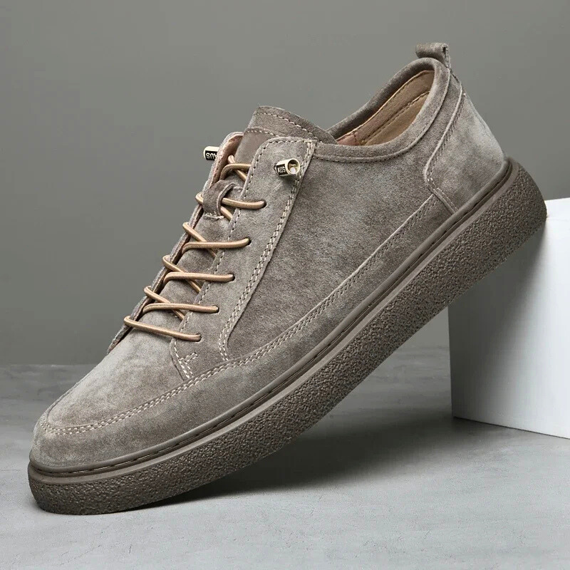 Suede sneakers voor heren