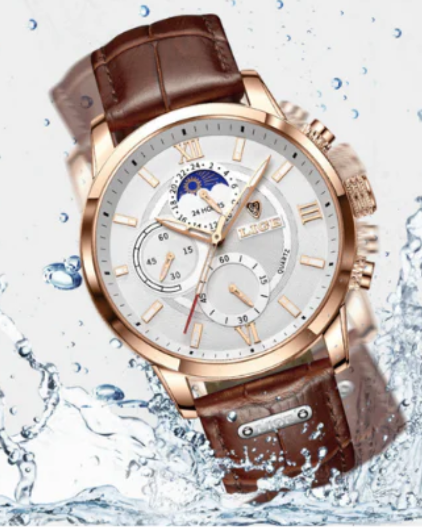 Elegant Waterdicht Horloge voor Heren