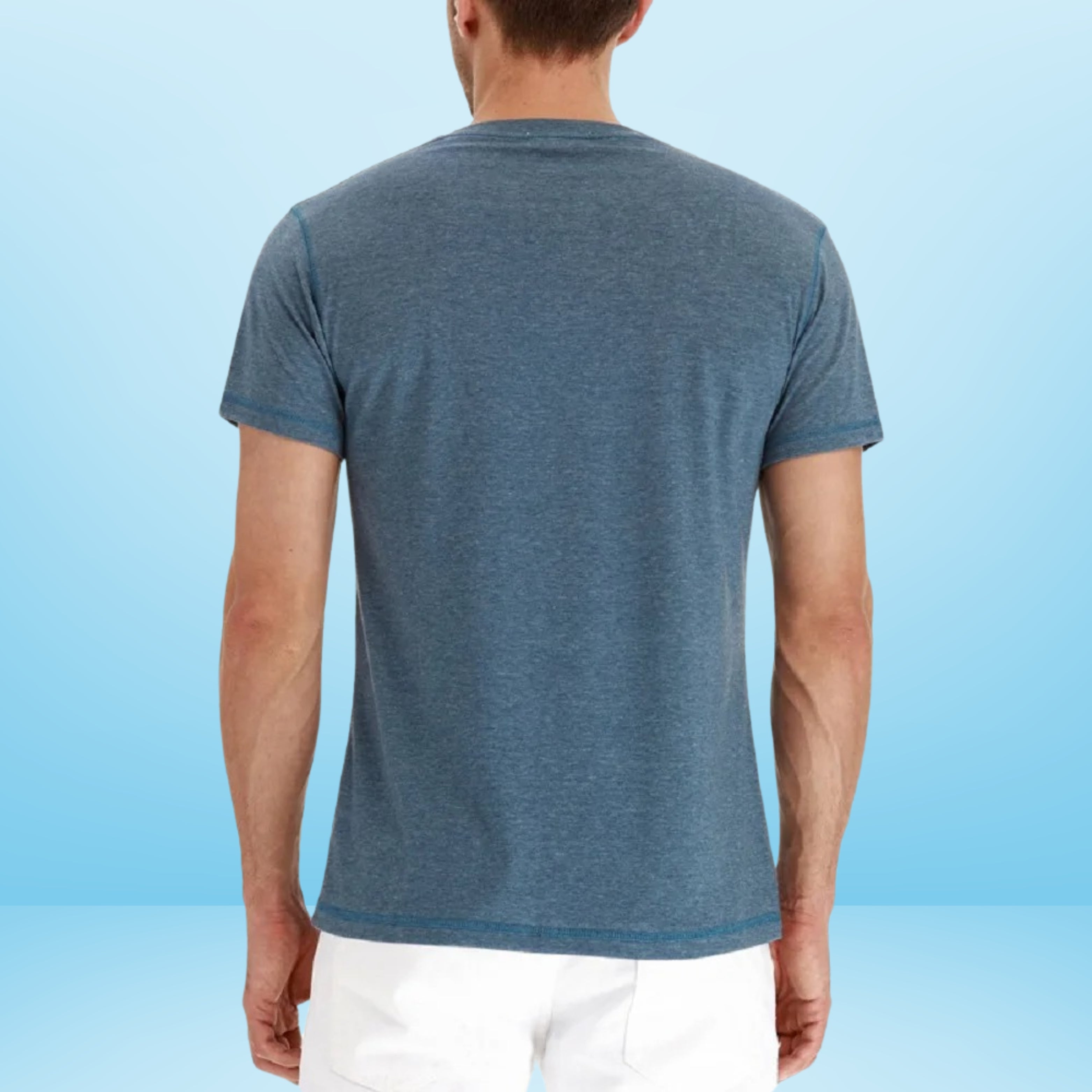 Elegant T-Shirt met Ronde Hals voor heren