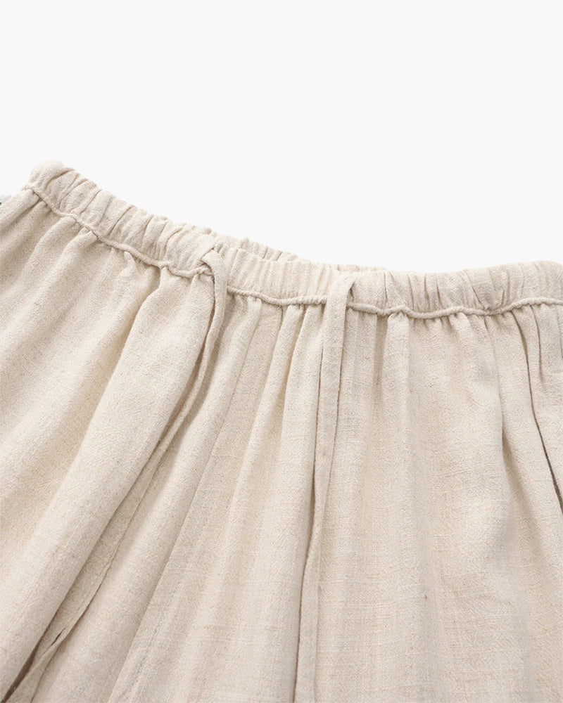 Lichtgewicht Slim Fit Linnen Broek voor Heren