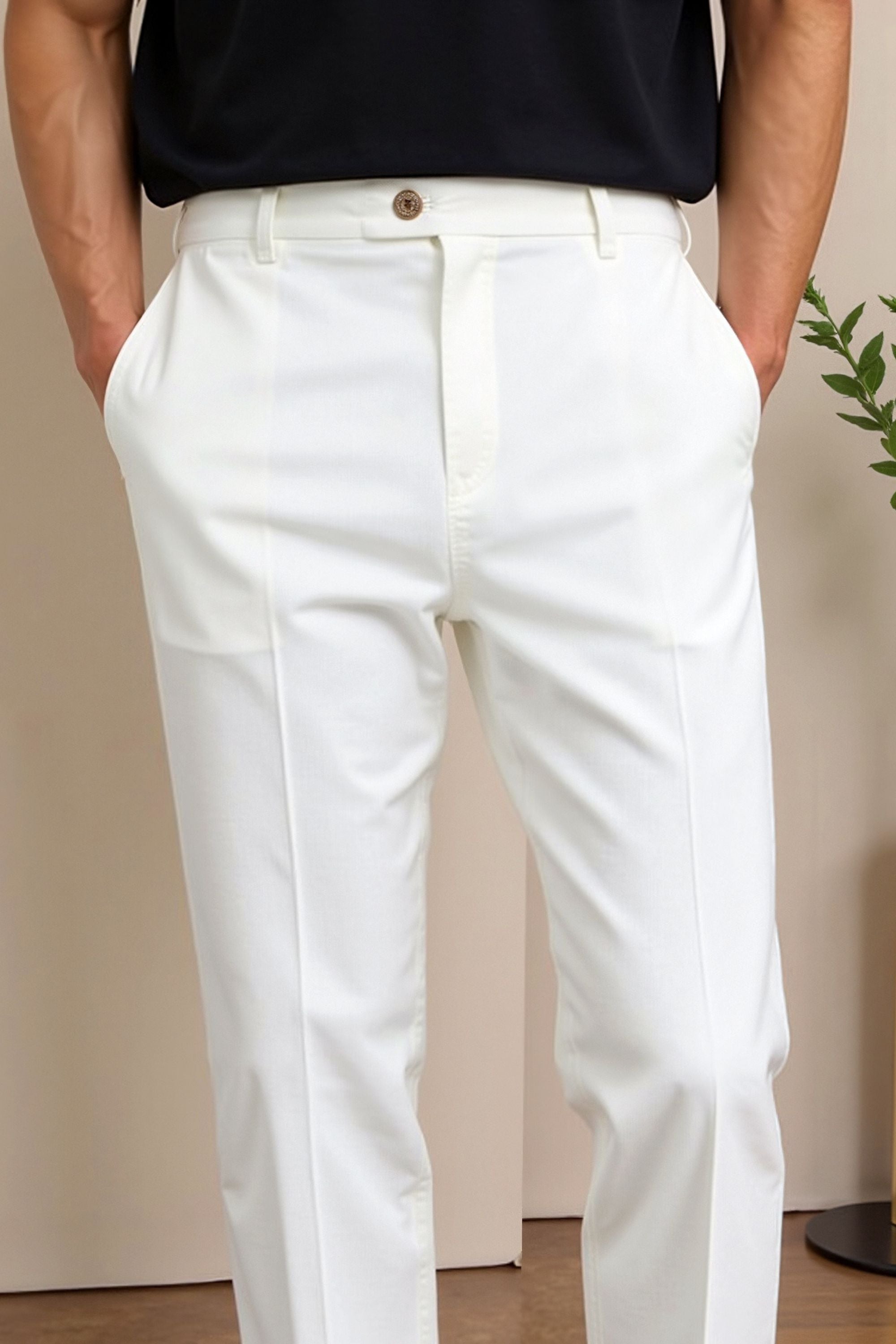 Tailored Enkellange Broek voor Heren