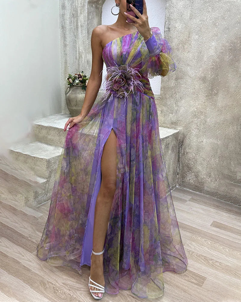 Dames Lange Zomerjurk Elegante Formele Maxi Jurk