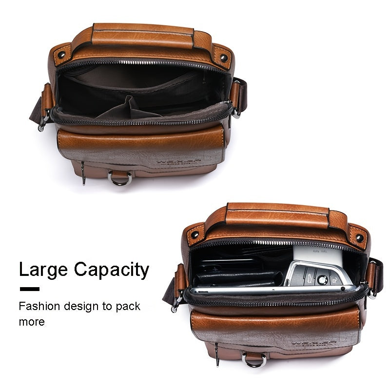 Leren Crossbody Tas voor Heren