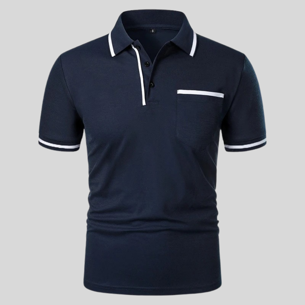 Klassiek poloshirt met korte mouwen voor heren