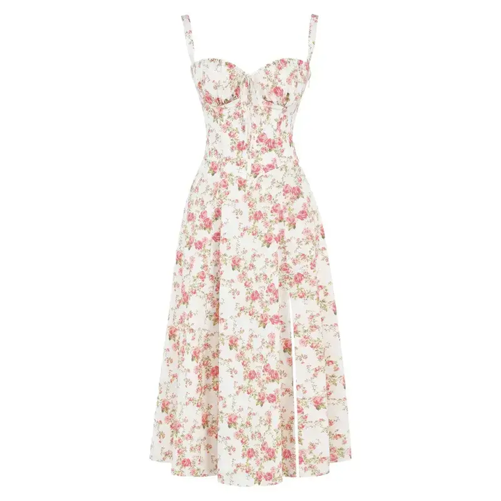 Bustier Jurk met Geaccentueerde Taille – Chic en Modern