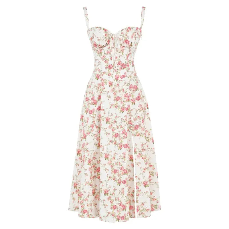 Bustier Jurk met Geaccentueerde Taille – Chic en Modern