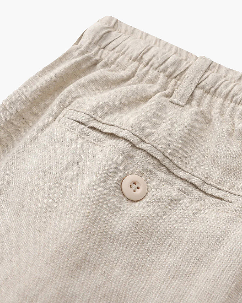 Lichtgewicht en Ademend Linnen Shorts voor Heren