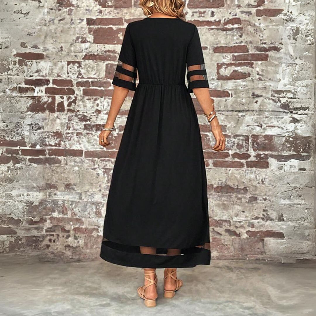 Chic Maxi-jurk met Flatterende Taille voor Dames