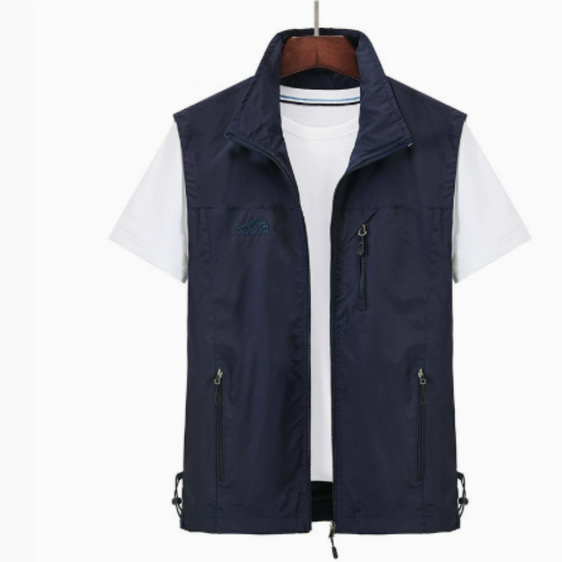 Casual Mouwloos Vest voor Heren met Rits