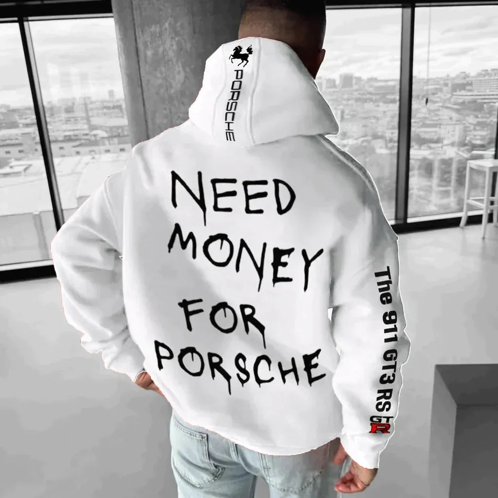 Uniseks Racing Hoodie – Oversized en Trendy