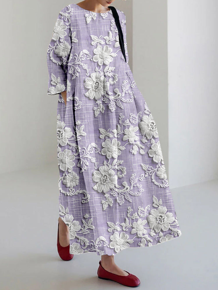 Gracieuze Maxi Jurk met Print voor Dames