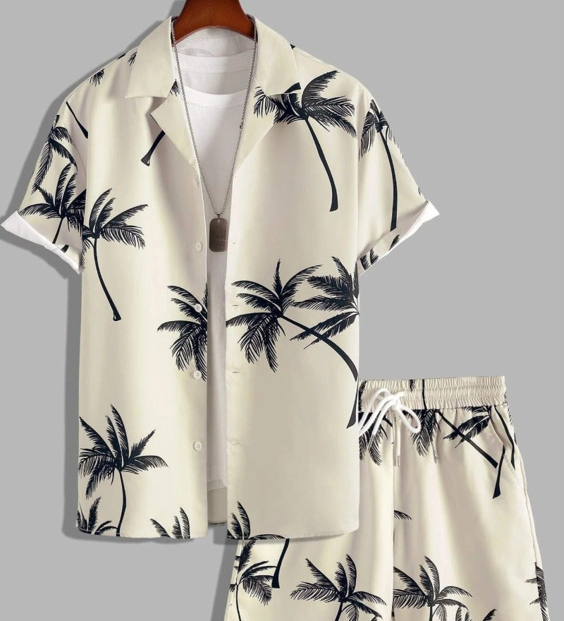 Lichtgewicht tropische outfitset voor heren