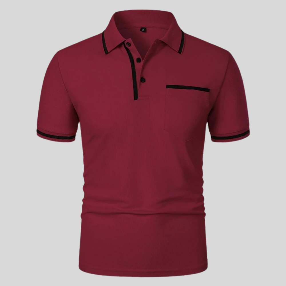 Klassiek poloshirt met korte mouwen voor heren