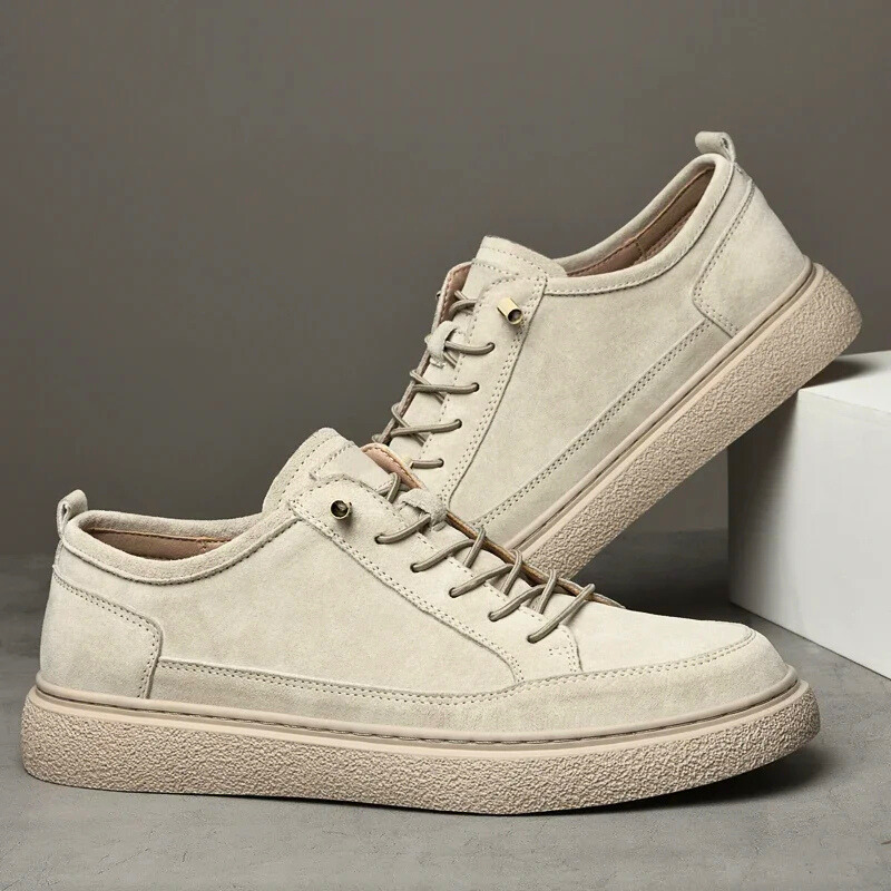 Suede sneakers voor heren