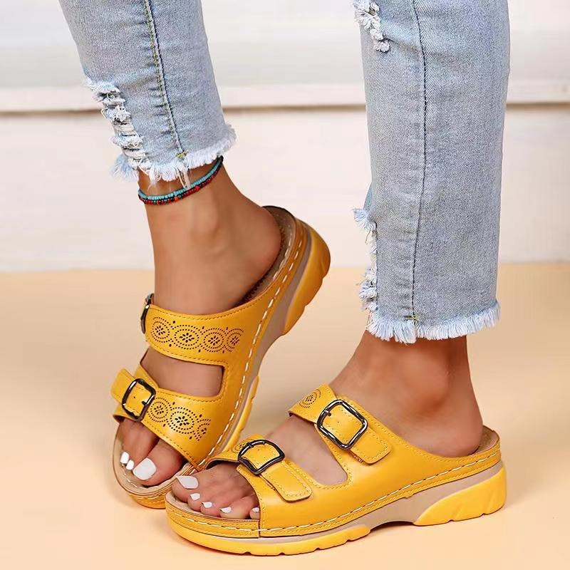Orthopedische Leren Sandalen voor Dames