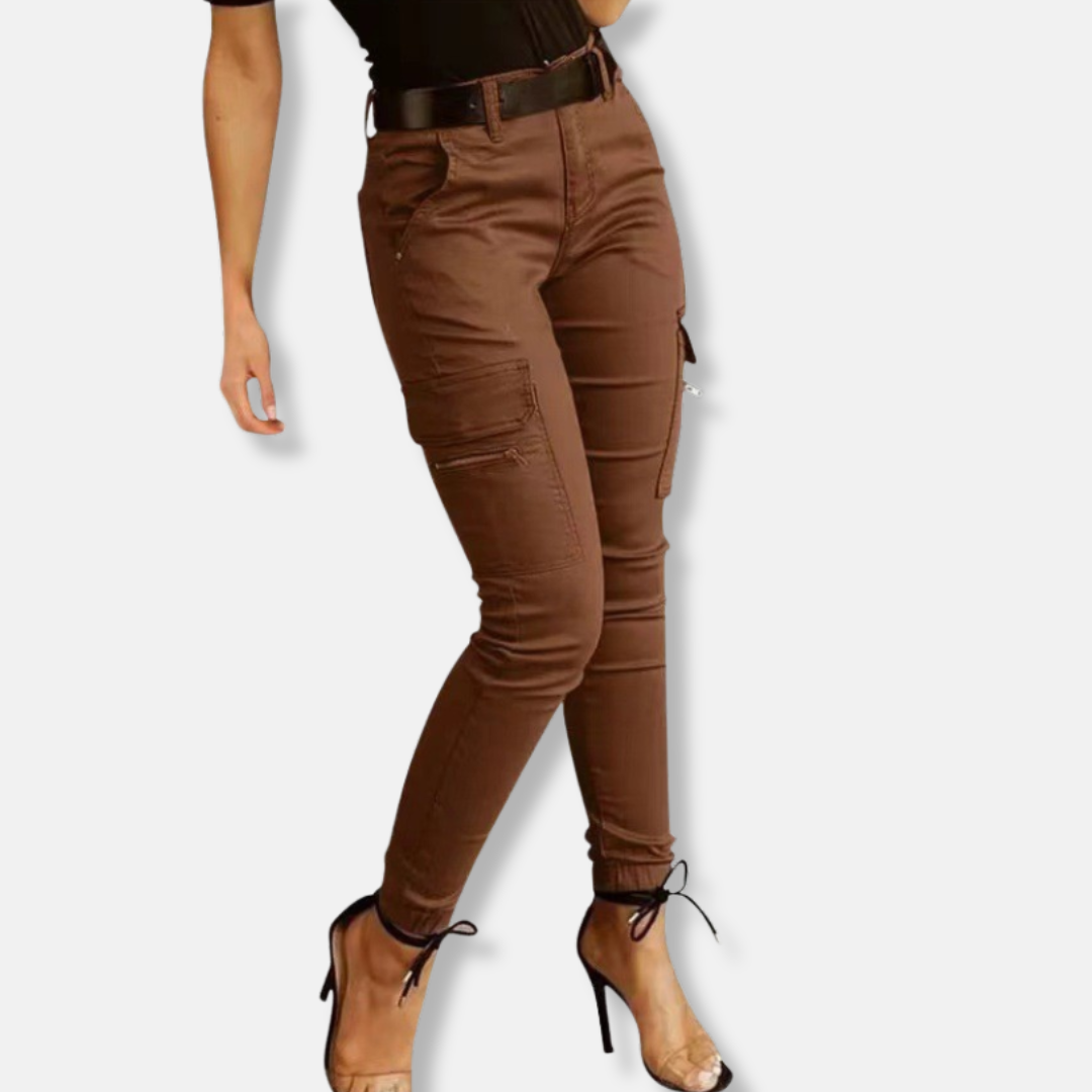Cargo pants with High Waist and Adjustable Fit cargo pants for women
