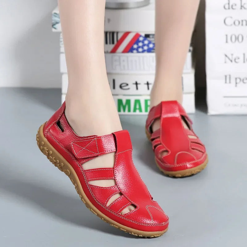 Comfortabele Leren Sandalen voor Dames