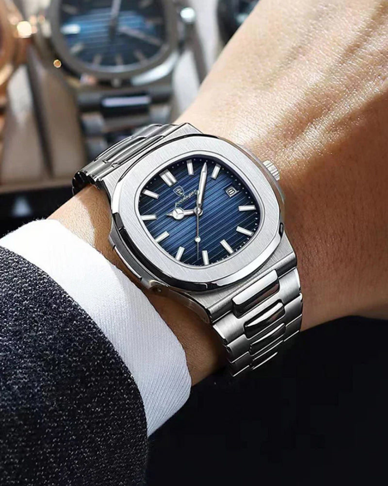 Klassiek Waterdicht Herenhorloge met Armband