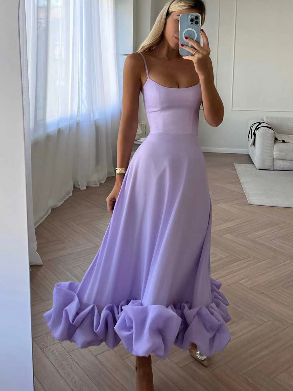 Elegante Midi Jurk voor Dames