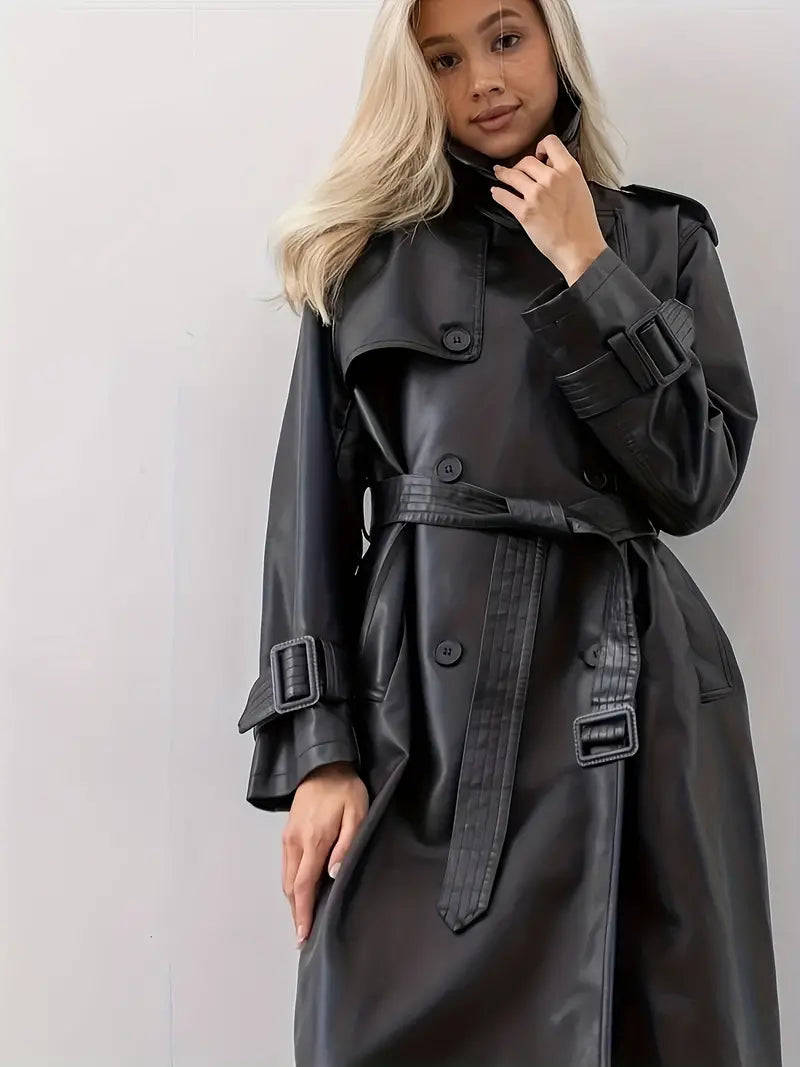 Celine Leren Winterjas voor Dames