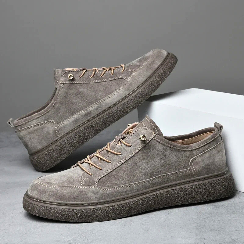 Suede sneakers voor heren