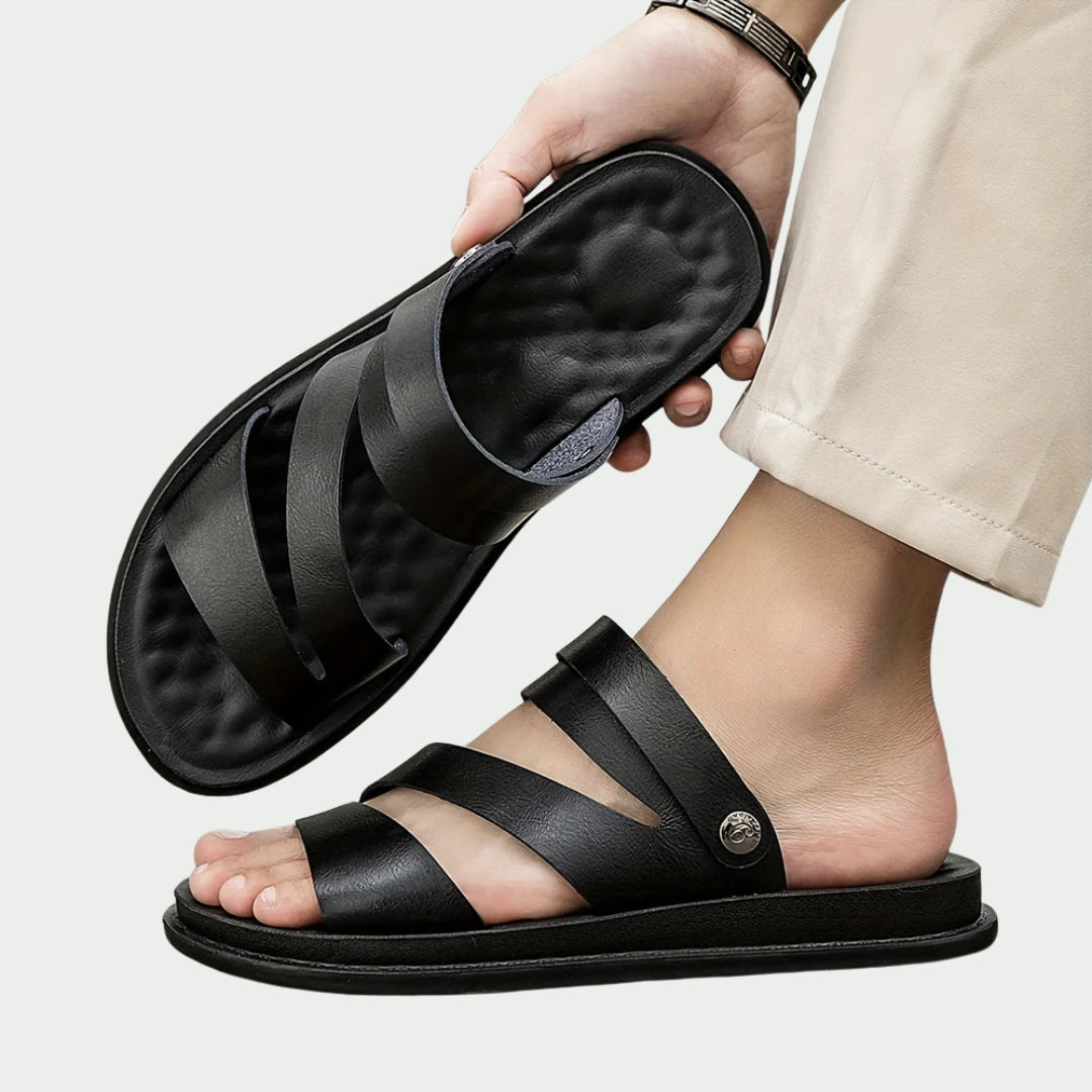 Casual leren sandalen voor heren