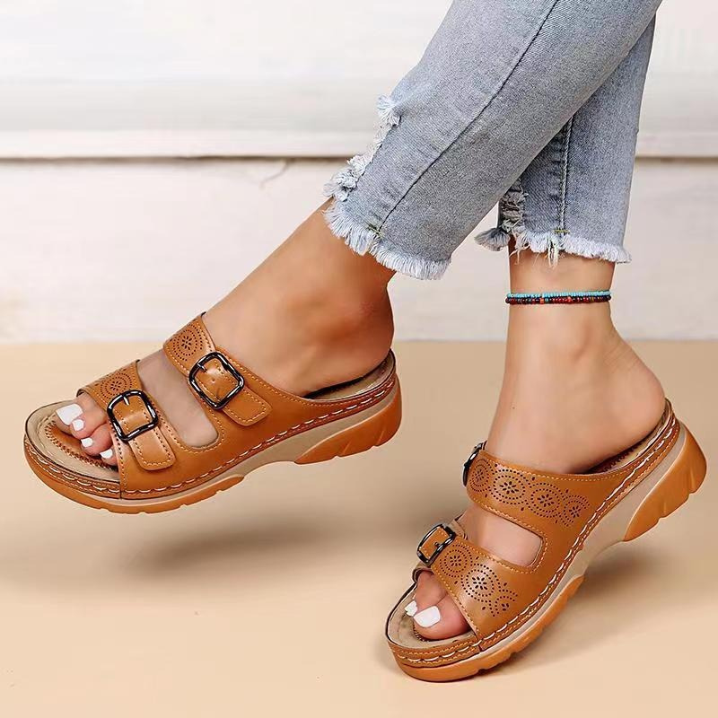 Orthopedische Leren Sandalen voor Dames