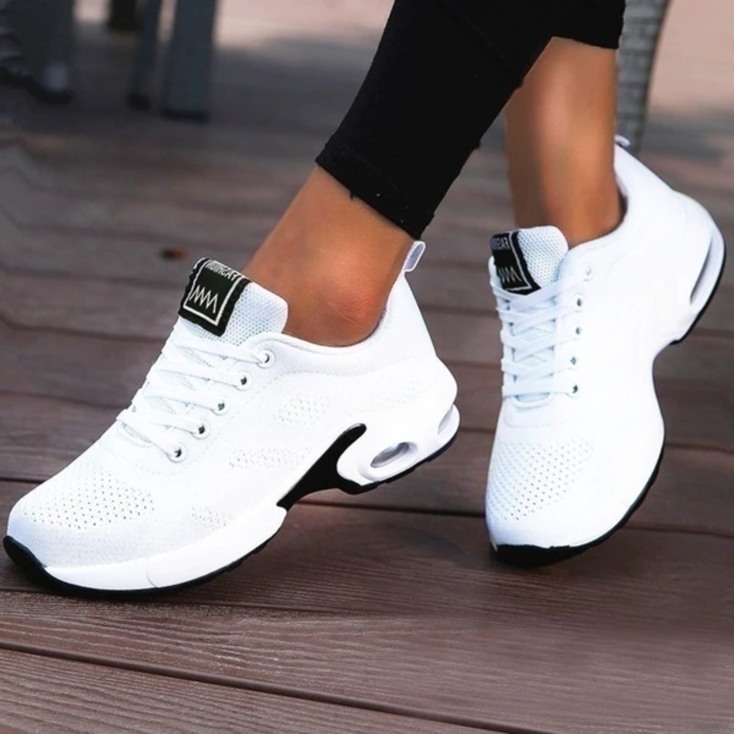 Comfortabele Dames Orthopedische Hardloopschoenen met Ademend Gevoerd Kussen