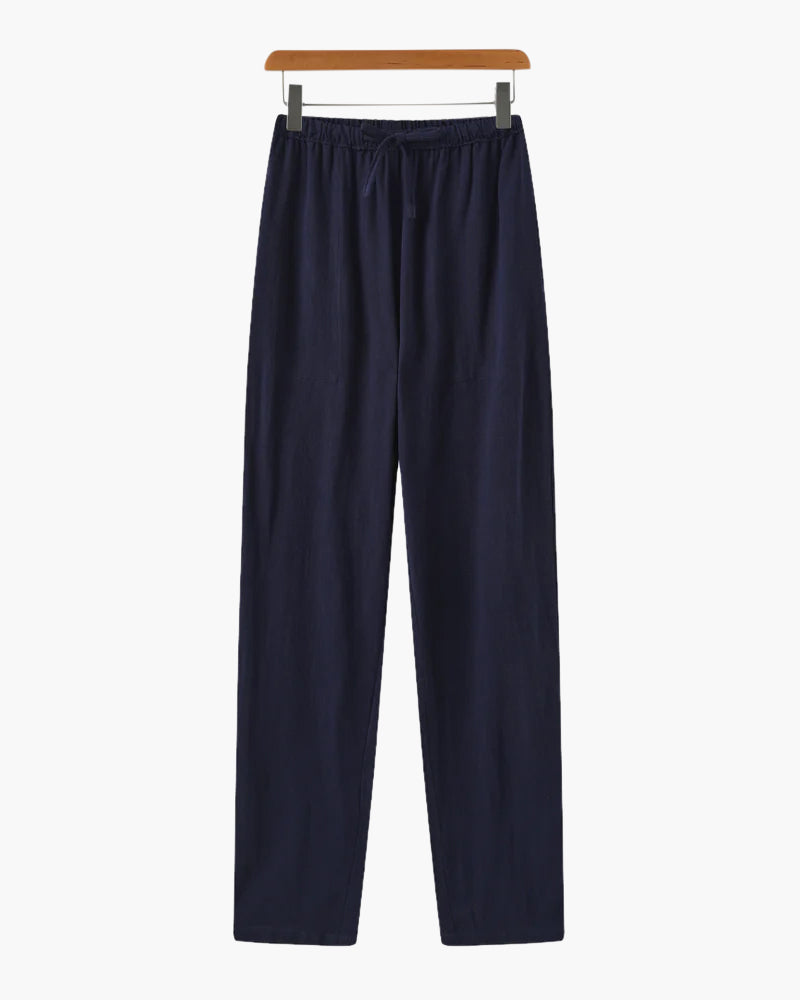 Lichtgewicht Slim Fit Linnen Broek voor Heren