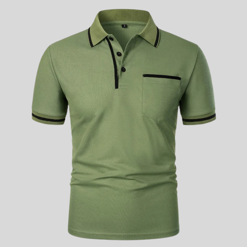 Klassiek poloshirt met korte mouwen voor heren