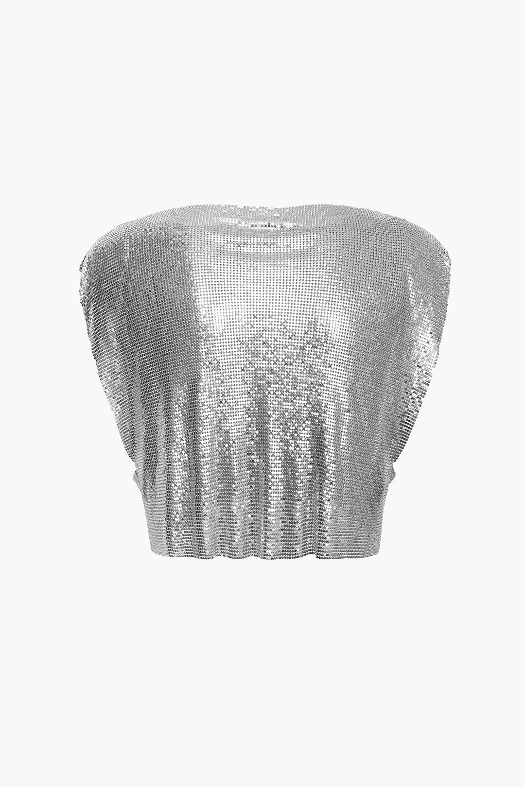 Glinsterende Metallic Tanktop