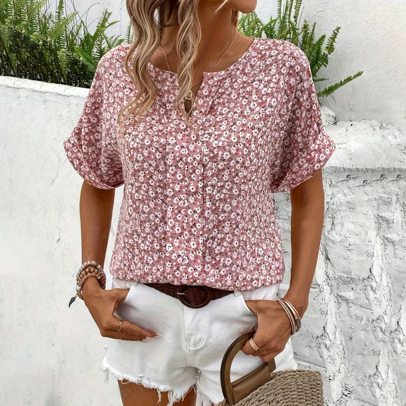 Vintage Bloemenblouse voor Dames