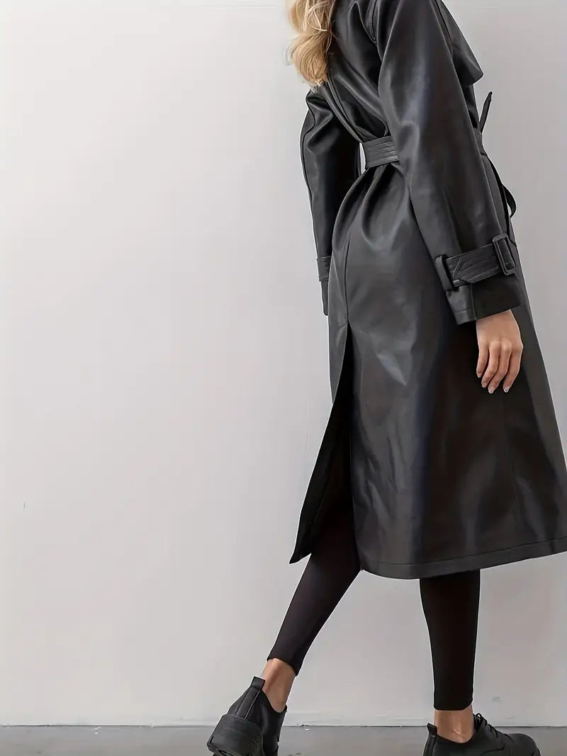 Celine Leren Winterjas voor Dames