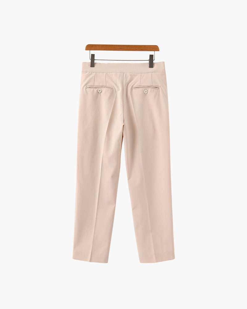 Elegante Hoge Taille Broek voor Heren