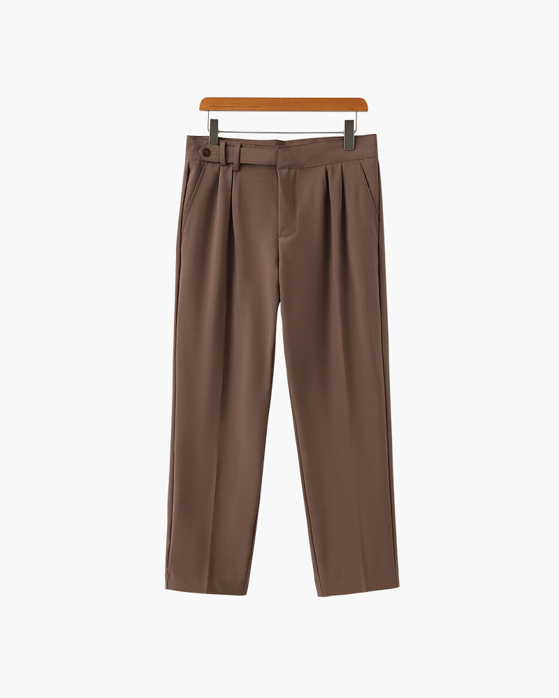 Elegante Hoge Taille Broek voor Heren