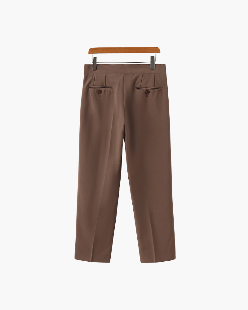 Elegante Hoge Taille Broek voor Heren