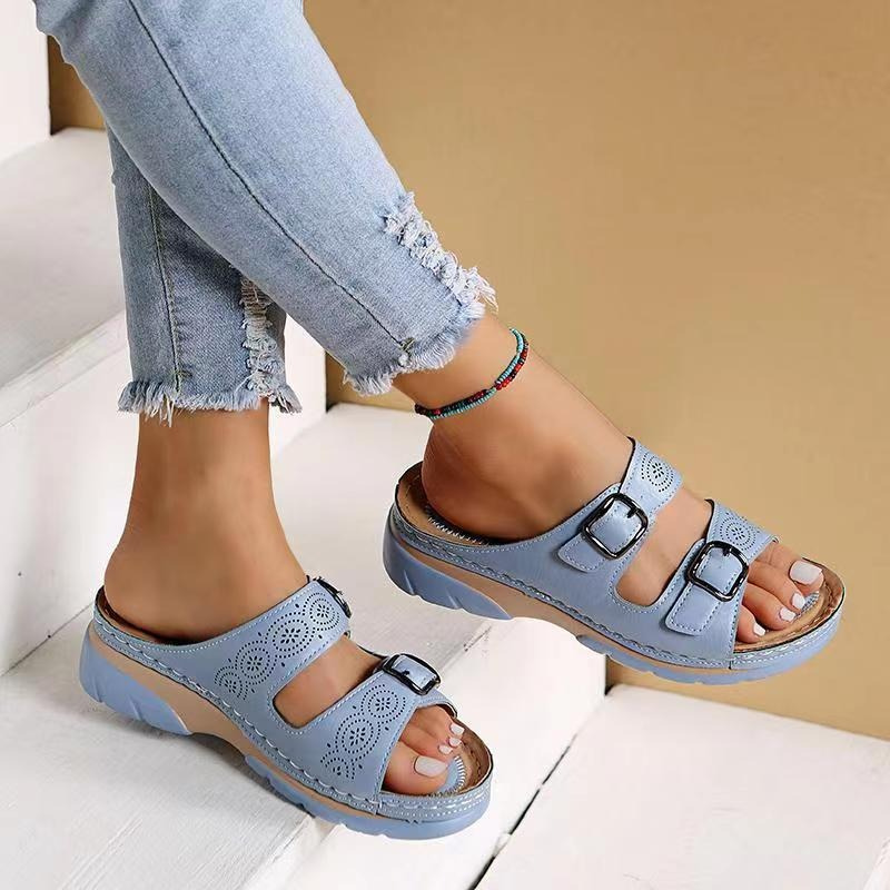 Orthopedische Leren Sandalen voor Dames