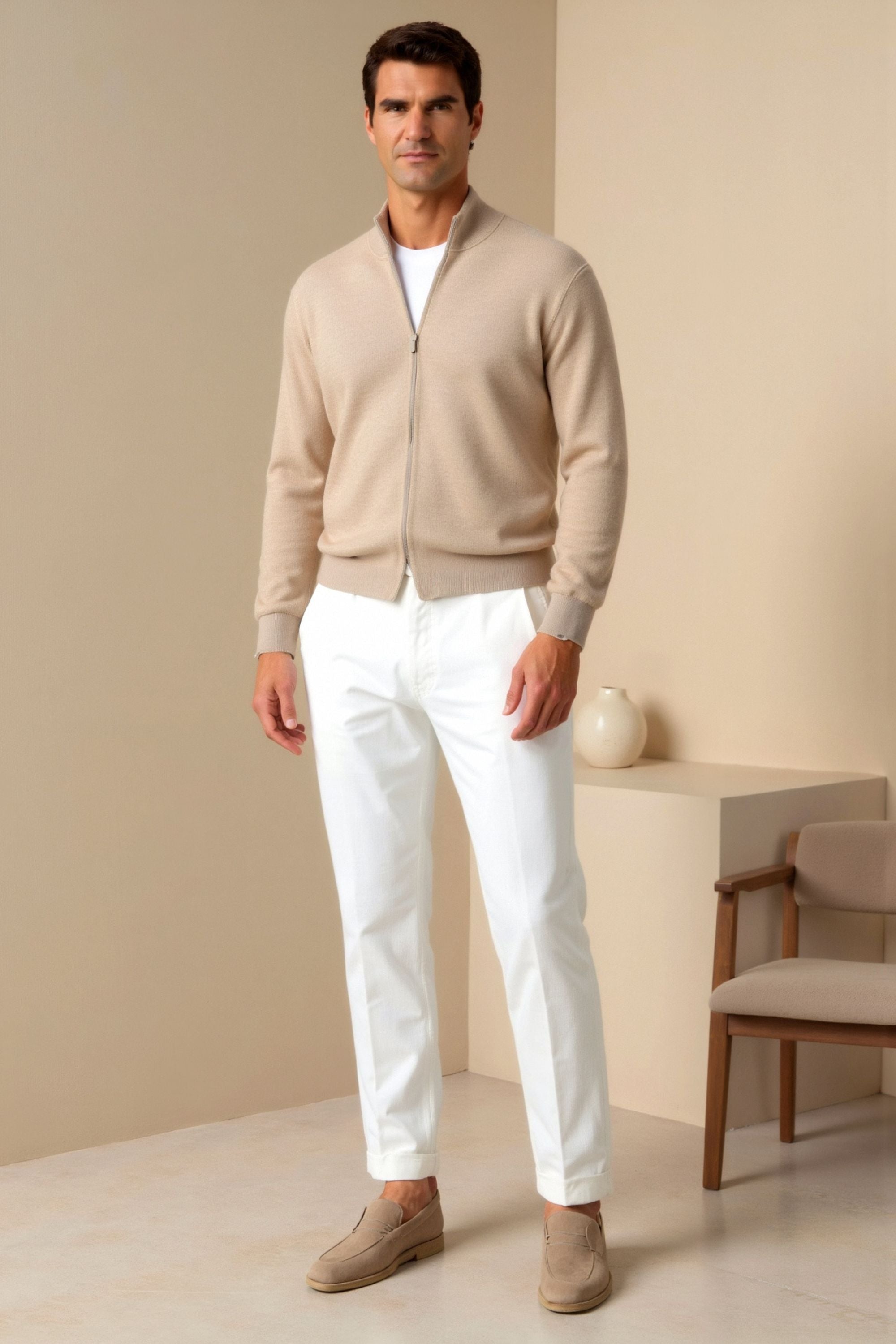 Tailored Enkellange Broek voor Heren